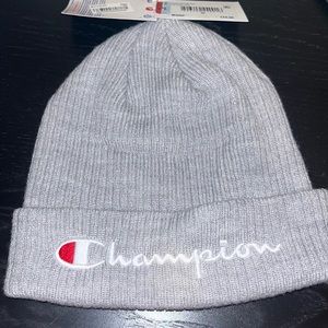 CHAMPION GRAY BEANIE